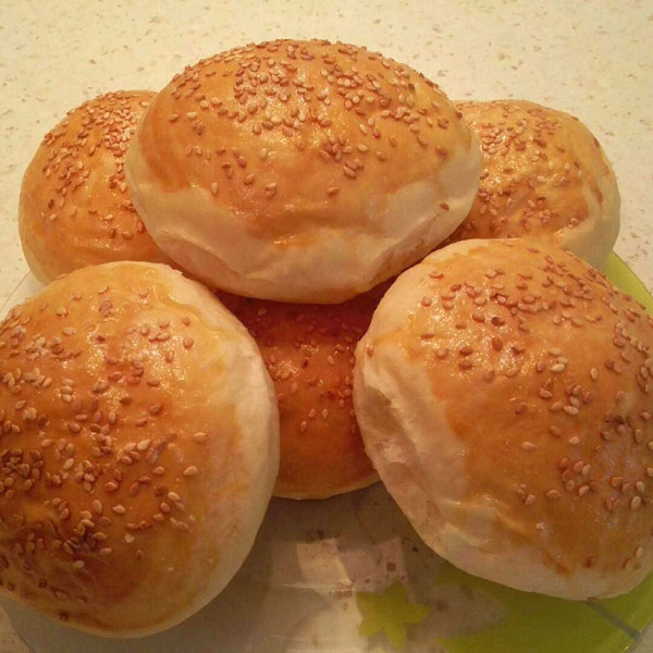 نان همبرگر خانگی