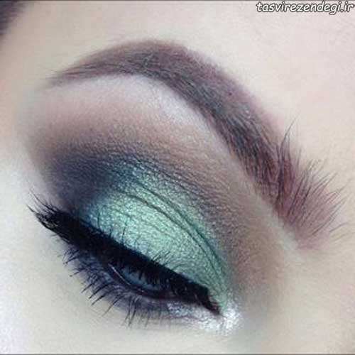مدل آرایش چشم ریز